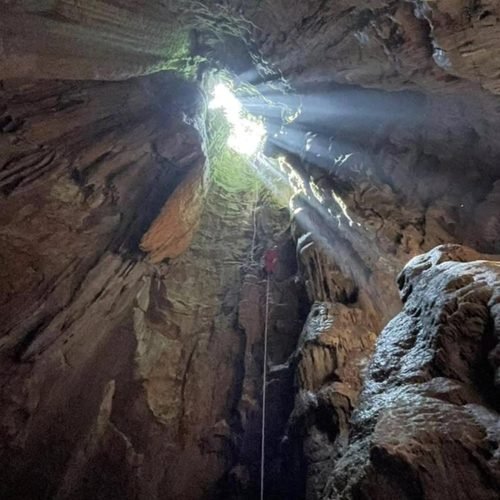 Caving in Sierra Blanca